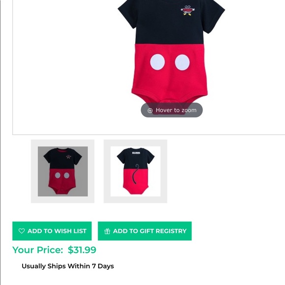 Mickey Mouse Onesie - Picture 7 of 7